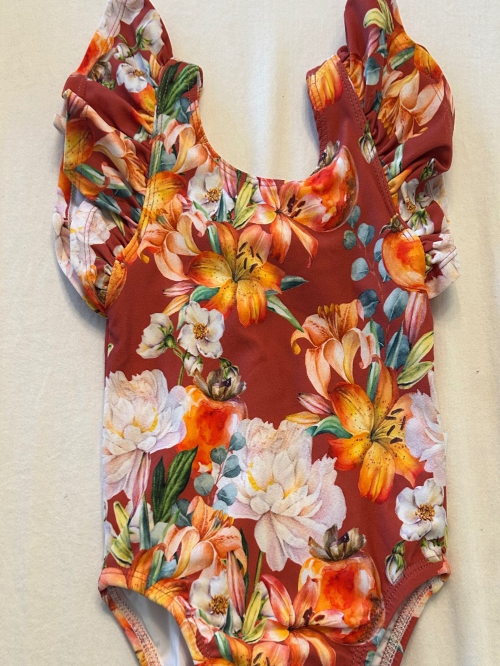 Posh Peanut Infant Swimsuit Paulina Print 12-18M NWT